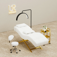 Table d'extension de cils ergonomique de luxe réglable professionnelle Unirelax Meubles de salon de beauté en mousse Lit à cils