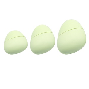 Custom green egg shape 30ml 40ml 50ml plastic pp sunscreen bottle packaging lotion bottle