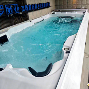 Piscina de Hidromasaje Acrílica de Fábrica, Piscina Spa de 4 Metros, Piscina Spa Grande para Exteriores con WIFI, Bañeras y Jacuzzis - Product Image 1
