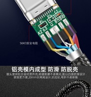 0.5m USB3.2 usb 3.0 type a à type c câble 60W 10Gbps pour HD