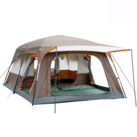 Vente en gros Tentes de camping de luxe 5-8 personnes pour les voyages, grande tente de luxe extérieure pliante pour la plage à ouverture rapide pour les événements