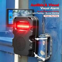 Système de surveillance de camion BSD 4 canaux 10 pouces, caméras de véhicule 4 canaux avec alarme sonore et visuelle pour les angles morts, pour la sécurité des camions et des flottes de bus