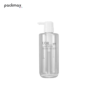 Factory large capacity 300-500ml thick PET round bottom shampoo <b>pump</b> <b>bottle</b>, cosmetic packaging lotion <b>bottle</b> - Product Image 1