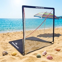 But de lacrosse portable et pliable sur mesure OEM/ODM 6x6ft/4x4ft avec filet d'entraînement en polyester, structure en acier et sac de transport Xinghai