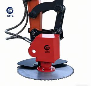 Tête de scie hydraulique professionnelle pour l'abattage d'arbres, moteur pour excavatrice 5-9T, accessoire de tête de scie circulaire certifié CE pour l'exploitation forestière - Product Image 1