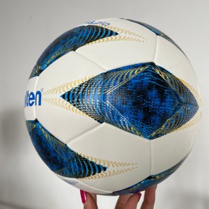 Balón de Fútbol de Unión Térmica a Precio Económico, Balón de Fútbol de Cuero PU de Alta Calidad, Tamaño 5, Logotipo Personalizado, para Partidos Oficiales - Product Image 1