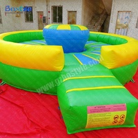 Tapis de rodéo gonflable commercial, arène de combat de taureaux gonflable pour carnaval et team building pour adultes