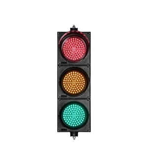Semáforo Automático de 8 Pulgadas, Impermeable, con LED de Visión Completa y Lentes Rojas, Verdes y Amarillas, 200 mm, para Cruce de Carreteras, Clasificación IP65 - Product Image 2