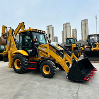 Chargeuse-pelleteuse JCB 3CX d'occasion en bon état, 3CX 4CX de haute qualité pour la construction, en vente et en stock