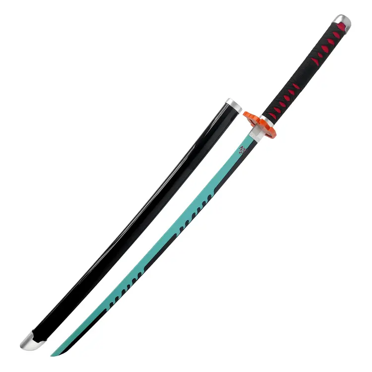 Épée de tueur de démons en bambou, épée de cosplay Tanjiro kamado nichirin