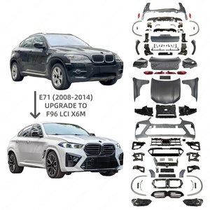 Meilleure Vente Kit Carrosserie Complet pour <span class=keywords><strong>BMW</strong></span> <span class=keywords><strong>X6</strong></span> E71 2008-2014 Conversion vers G06 LCI X6M <span class=keywords><strong>Competition</strong></span> Style <span class=keywords><strong>M</strong></span>-Power 2023+ - Product Image 1