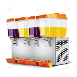 Bebida comercial 64L Cooling Dispenser Machine Ice Cold Beverage Mini Beer Machine Slush Machine Juice Dispenser para venda