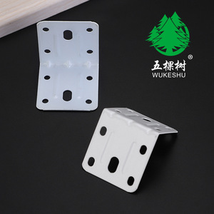 Support d'angle Wukeshu 5x5 en acier laminé à froid, revêtement poudré, pour fixation de meubles et armoires - Product Image 3