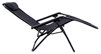 Chaise longue de jardin pliable moderne et portable, réglable, à gravité zéro, pour l'extérieur, promotionnelle
