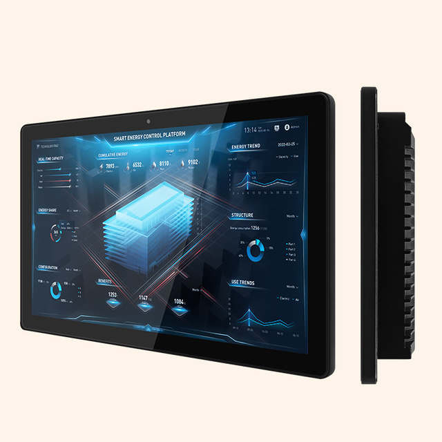 Sinmar 15.6 21.5 Inch Waterproof Industrial Fanless Tablet Pc COM Rs232 Full Metal windows 10 11 Panel Pc Tablet for Industrial