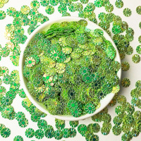 Paillettes opaques Daisy en vrac pour nail art, slime, boue cristalline, matériaux amusants à presser pour DIY et fabrication artisanale, vente en gros directe usine