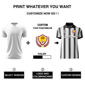 Vente en gros de maillots de football rétro pas chers, maillots de football de style ancien, équipe du Brésil, acceptation de logo personnalisé, n'importe quel nom - Product Image 2