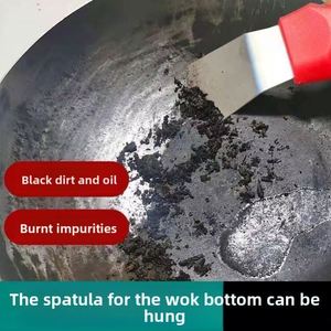 Multifunctional Kitchen Stove Cleaner <b>Brush</b> Scraper Gap Oil Remover Range Hood Steel Wire <b>Brush</b> Deep <b>Cleaning</b> Tools - Product Image 3