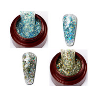 Fabricants d'ongles en gel uv CCO gel pailleté personnalisé professionnel Gel de minerai coloré