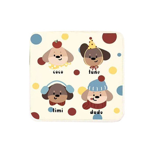 Ice Silk Seat Cushion Cute Animals Pattern Cooling Breathable For Home Office Student Chair - Product Image 3