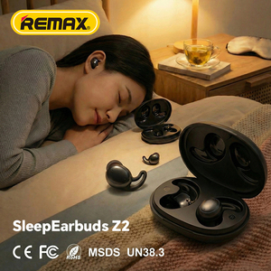 Écouteurs de sommeil sans fil Remax, petits écouteurs Bluetooth intra-auriculaires invisibles, écouteurs de sommeil légers TWS pour les dormeurs sur le côté - Product Image 1