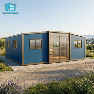 Casa Container Prefabbricata Moderna da 40 Piedi, Resistente agli Uragani, Design Pieghevole, Struttura in Acciaio, Casa Container Prefabbricata di Lusso - Product Image 1