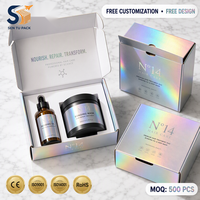 Boîte cosmétique personnalisée avec tiroir, boîte d'expédition en carton ondulé, emballage couleur avec logo, livraison rapide, vente en gros