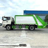 Camion à ordures compacteur Foton 16CBM, camion de collecte des déchets
