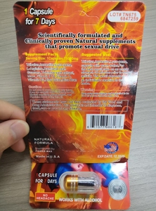 Best Effective Superman Capsule Energy Power Capsule for Man Men Male Enhancement Improve Time Size Stamina Delay - Product Image 2