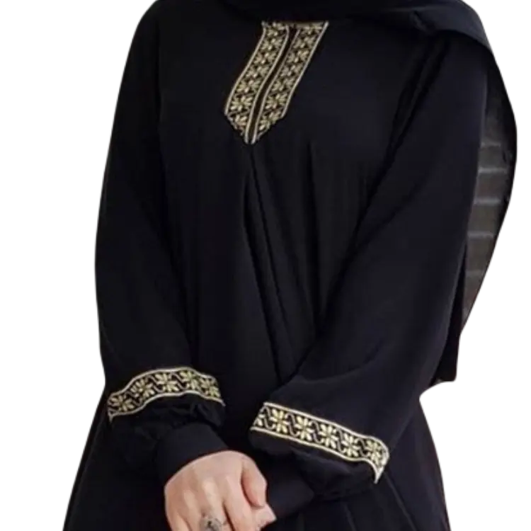 Estilo étnico estampado floral cintura suelta vestido largo Maxi vestido para Indonesia Dubai Malasia mujer musulmana abaya vestido modesto