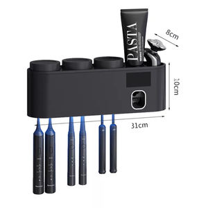 Juego <span class=keywords><strong>de</strong></span> accesorios para baño, <span class=keywords><strong>dispensador</strong></span> <span class=keywords><strong>de</strong></span> <span class=keywords><strong>pasta</strong></span> dental montado en la pared con soporte <span class=keywords><strong>uv</strong></span> para cepillo <span class=keywords><strong>de</strong></span> dientes - Product Image 6