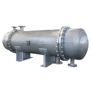 Intercambiador de calor de tubo y carcasa de condensador de vapor de acero inoxidable resistente al calor