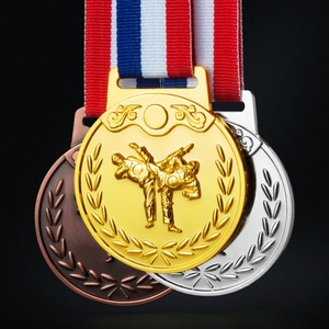 Medallas de Taekwondo Personalizadas al por Mayor, Medallas Deportivas de Metal en Oro, Plata y Cobre para Maratón, Bádminton y Carreras, 5k 10k - Product Image 4