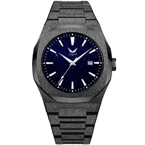 Etiquetage privé de votre Logo, montres à Quartz de luxe avec visage étoilé, montres anti-poussière pour hommes, étanches