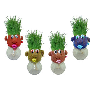 Muñeca <span class=keywords><strong>de</strong></span> cabeza <span class=keywords><strong>de</strong></span> hierba bonita <span class=keywords><strong>para</strong></span> niños, muñeco <span class=keywords><strong>de</strong></span> hierba <span class=keywords><strong>de</strong></span> centeno <span class=keywords><strong>de</strong></span> cabeza plana <span class=keywords><strong>de</strong></span> ojos grandes, escritorio <span class=keywords><strong>de</strong></span> oficina, planta verde, muñeco <span class=keywords><strong>de</strong></span> hierba <span class=keywords><strong>para</strong></span> niños - Product Image 3