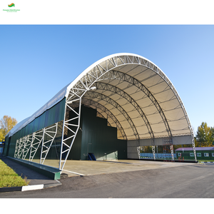 Carpa Domo Moderna con Estructura Metálica para Exteriores, Resistente al Fuego e Impermeable, Refugio de Acero, Resistente al Viento y la Nieve, Cobertizo para Autos, Almacenes con Lona de PVC - Product Image 1