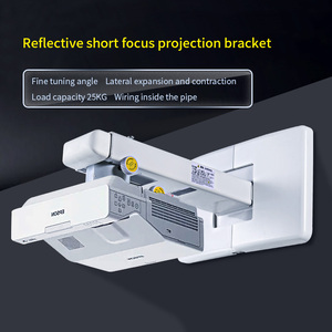 Siying Z154 Ultra Short Focus Réfléchissant LaserTV Cintre Accueil Projecteur Support Mural Hisense pour XGIMI Blanc Réglable - Product Image 2