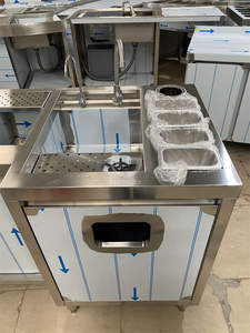 Estación de Bar Moderna y Elegante de Acero Inoxidable, Equipo Duradero para Hoteles y Restaurantes - Product Image 3