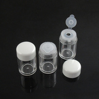 Pot de poudre libre transparent avec tamis, 5ml, 5 grammes, 10 ml, 10 grammes, prix bas
