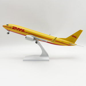 Cadeaux promotionnels, modèles d'avions Boeing B737 DHL Airlines en résine de 30 cm, modèles d'avions de ligne - Product Image 2
