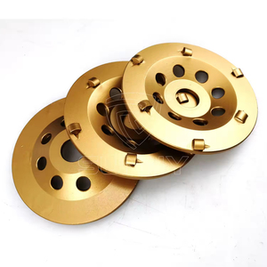 Disques de meulage diamantés Sunny 125 mm PCD, disques abrasifs 100 mm, 16 pièces #   36 #   Meuleuses à grande vitesse pour béton/terrazzo OEM - Product Image 4