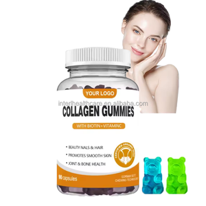 Suplemento Vitamins Gummy Candy L-Glutathione Biotin Gummies de colágeno Vegano para blanquear la piel - Product Image 1