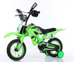Haute qualité enfants vélo 12 pouces 16 pouces moto vélo Cycle jouets pour 3-8 ans garçons acier QB mode moto pneu pneumatique 9.5 - Product Image 6