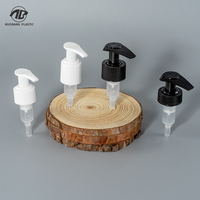 Bomba Dosificadora de Crema y Loción de Plástico con Resorte Izquierdo y Derecho, 24mm 28mm, Precio de Fábrica al Por Mayor, Personalizable para Botellas