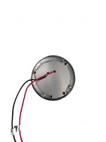 Lampe dôme intérieure LED 12V, touche marche/arrêt, lunette chromée ronde, montage en surface pour camping-car