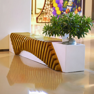 H117 Huge Tree <b>Pot</b> Outdoor City Artistic Garden Shopping Mall Decorative <b>Large</b> Size Flower and Tree Planters - Product Image 4