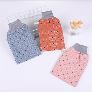 Gant Exfoliant en Nylon Naturel à Cinq Doigts pour le Corps, <span class=keywords><strong>Nettoyant</strong></span> Corporel pour Usage Bain en Profondeur, en Sac, Vente en Gros - Product Image 5