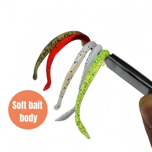 Nouvelle arrivée, leurre de pêche au black-bass Senko Worm de 85 mm, 0,9 g, appât artificiel en PVC souple pour la pêche en eau douce - Product Image 4
