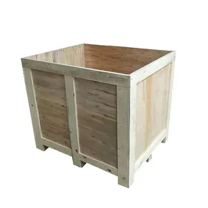 Safe And Reliable Transportation Industrial Wooden Box Hot Selling Packaged Wood Crate Affordable Plywood Wooden Cases