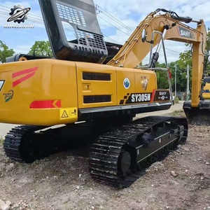 Excavadora de cadenas Sany305H usada, 31 toneladas, cucharón de 1.7m³, marca china original, excavadora grande para construcción, pocas horas, buen estado. - Product Image 3